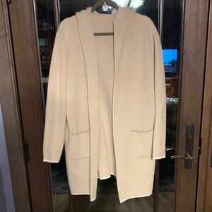 Cozy Cream Hooded Women's Sweater